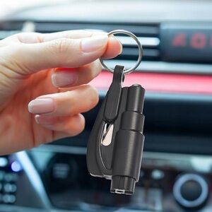 Boulder Tools Window Breaker & Seatbelt Cutter Compact Car Emergency Escape Tool